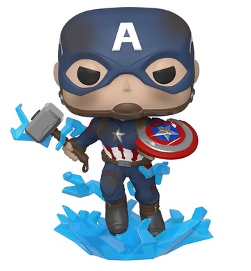 Steven Rogers (#573 Captain America with Broken Shield & Mjoinir), Avengers: Endgame, Funko, Pre-Painted